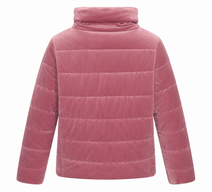 Chicoree ladies quilted velvet jacket Size: Medium