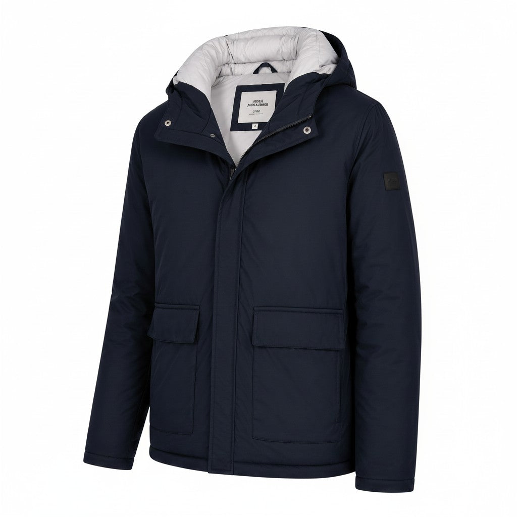 Jack & Jones Men's Hooded Jacket –Size: Medium