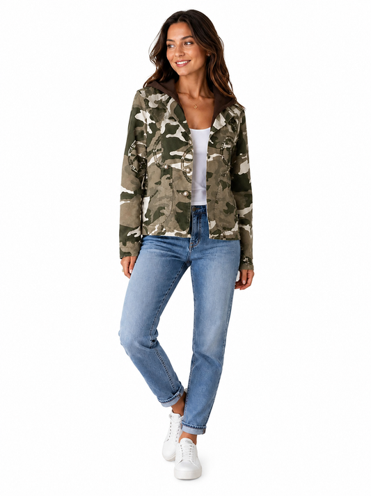 EURO Ladies Camo Jacket – Size: Large