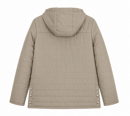 Etage Ladies Hooded Quilted Jacket – Size: Medium