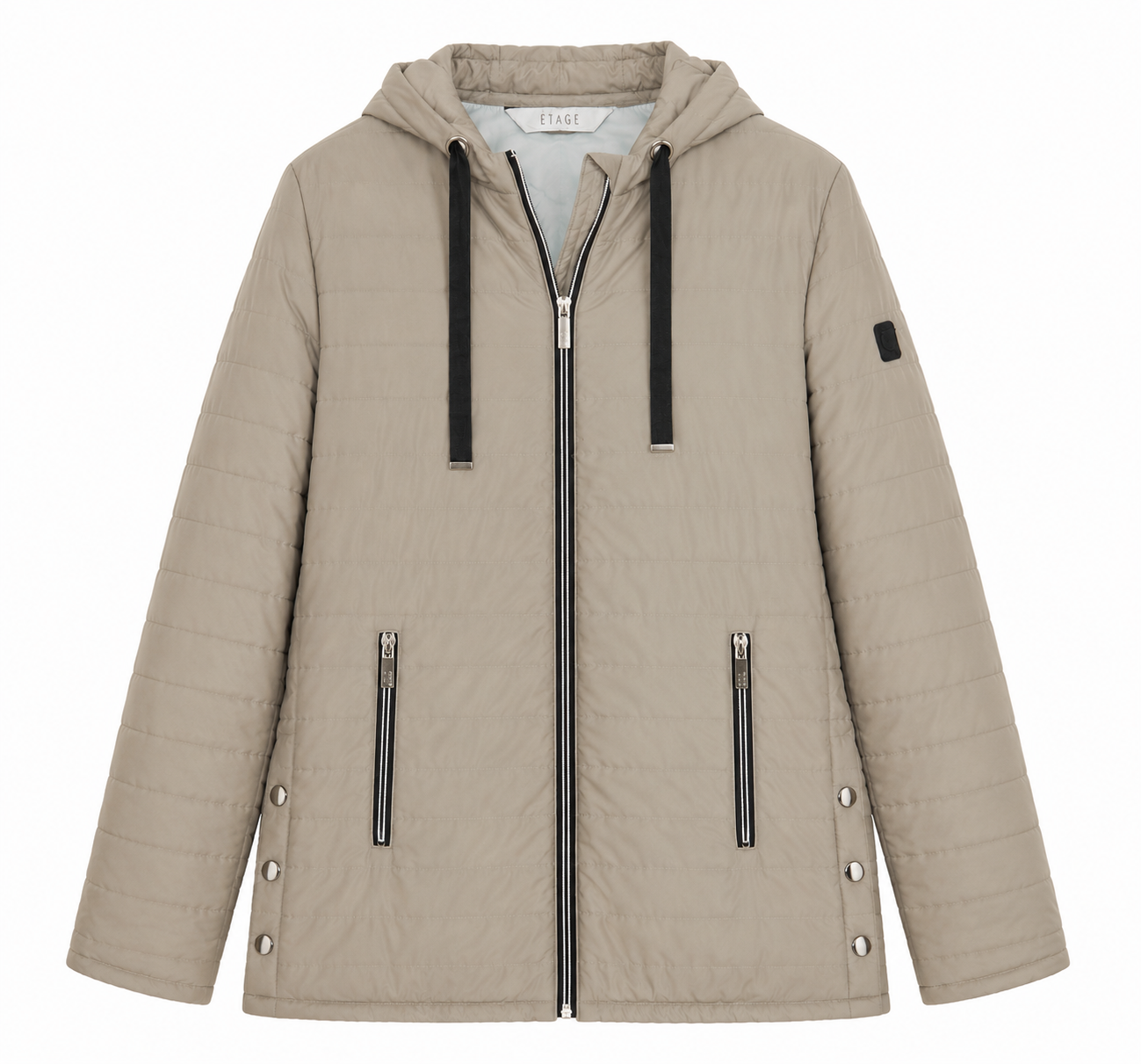 Etage Ladies Hooded Quilted Jacket – Size: Medium