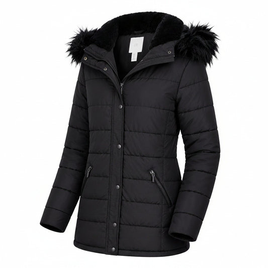 H&M Ladies Hooded Puffer Jacket – Size: XL
