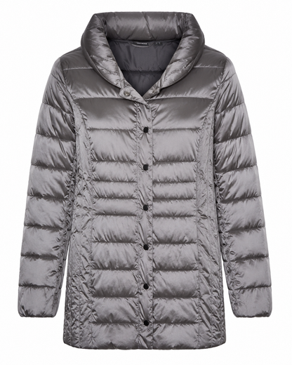 Esmara Ladies Silver Grey Puffer Jacket – Size: Medium