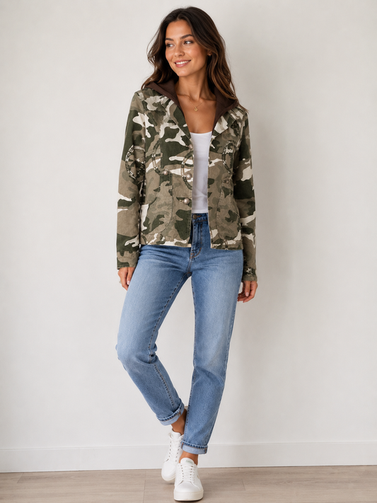 🪖 EURO Ladies Camo Jacket – Large (L)