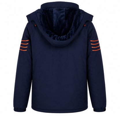 Eurojeans Men's Hooded Winter Jacket – Size: 4XL