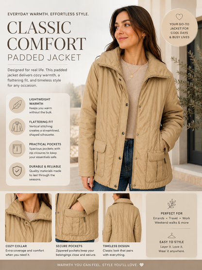 🤎 Women’s Padded Jacket – Size L 🤎
