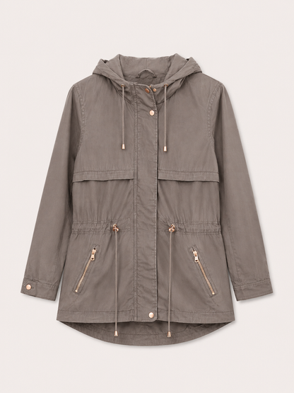 🤎 Lady's Small H&M Hooded Anorak Jacket 🤎