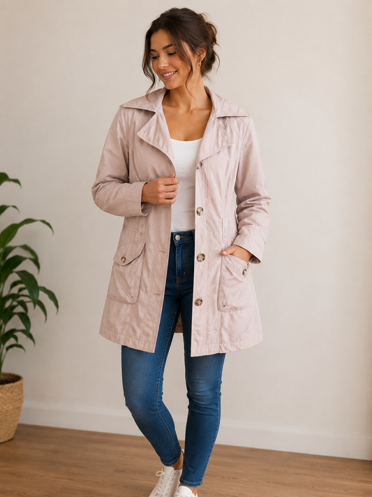 🌸 Yessica Lady's Large Lightweight Trench Coat 🌸