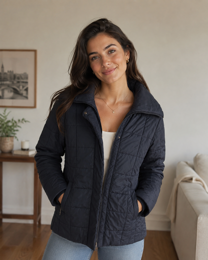 🧥 H&M Ladies Black Puffer Jacket – Size Small